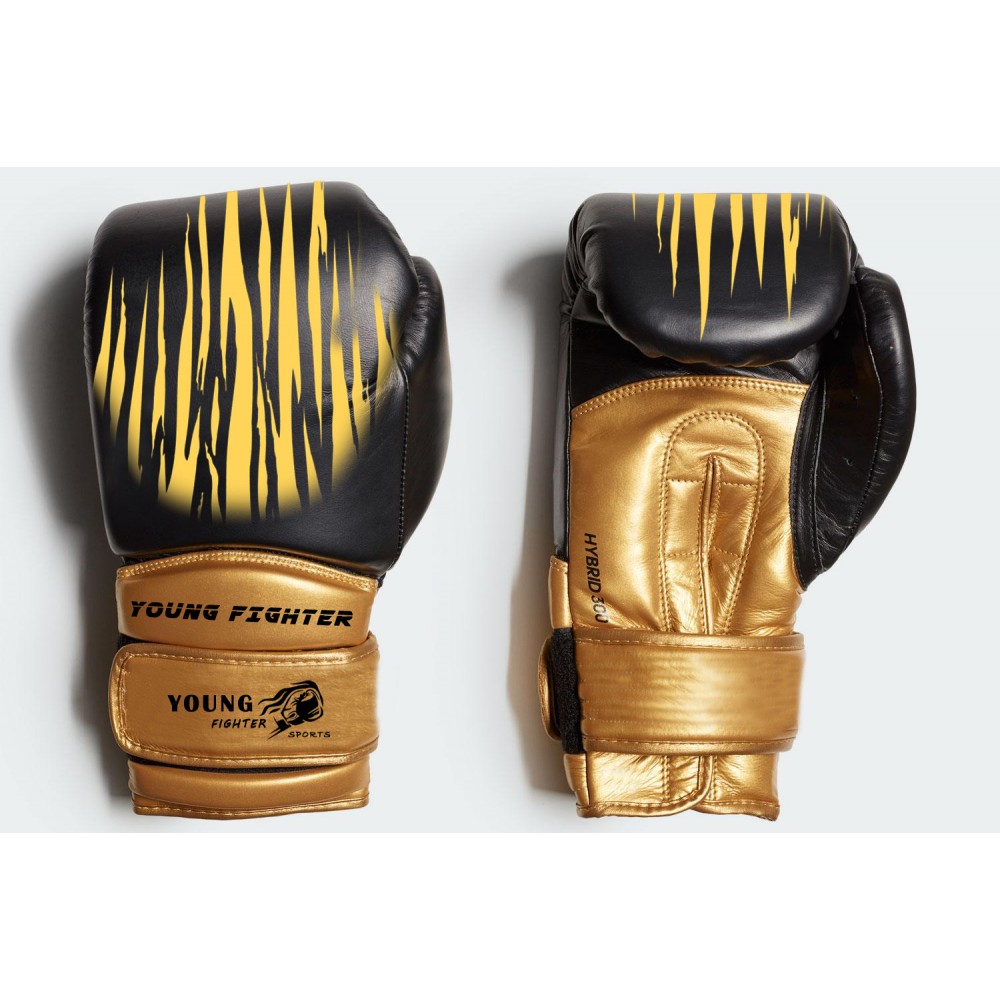 Young Fighter Synthetic Leather Boxing Gloves Thai Punch Training Sparring Gloves Kickboxing MMA Fight UFC